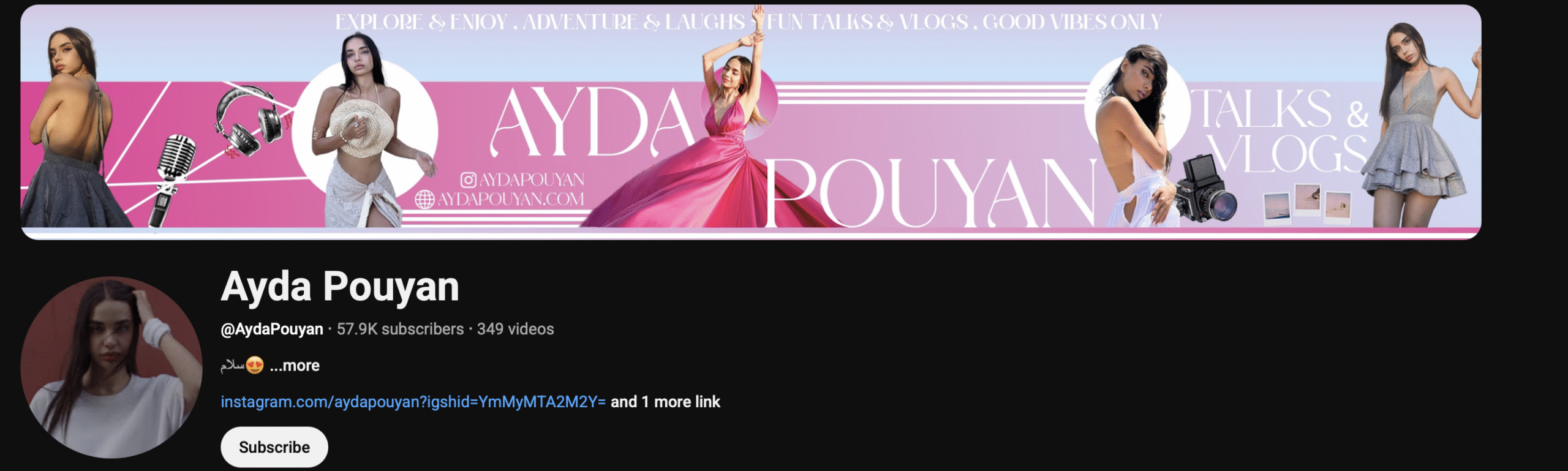 بیوگرافی آیدا عشق ابدی 7 یوتیوب آیدا عشق ابدی